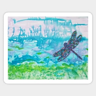 Dragonfly by Harriette Knight Sticker